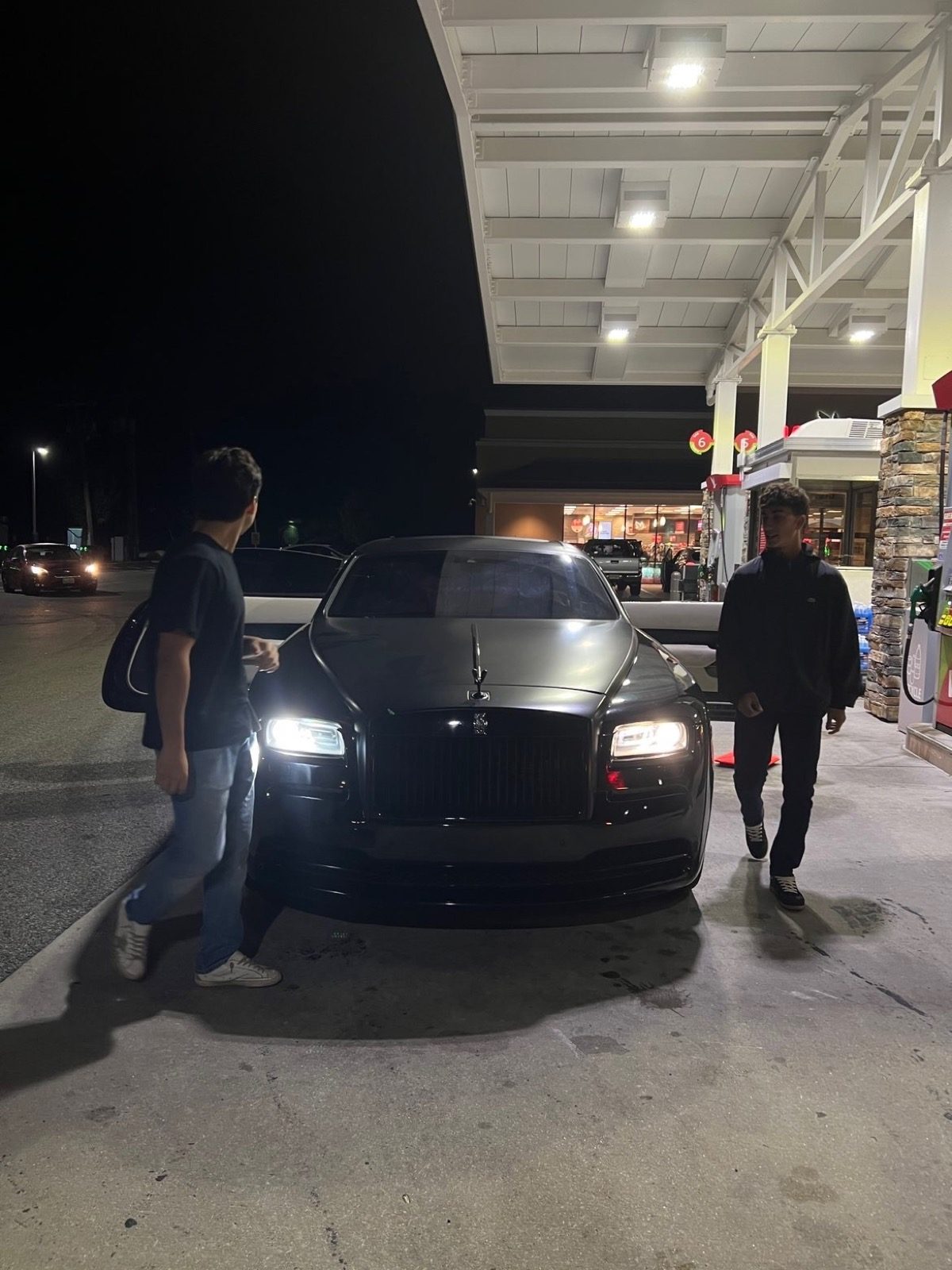 An evening beside a Rolls-Royce